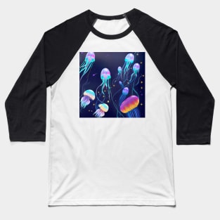 Jellyfish Dream Baseball T-Shirt